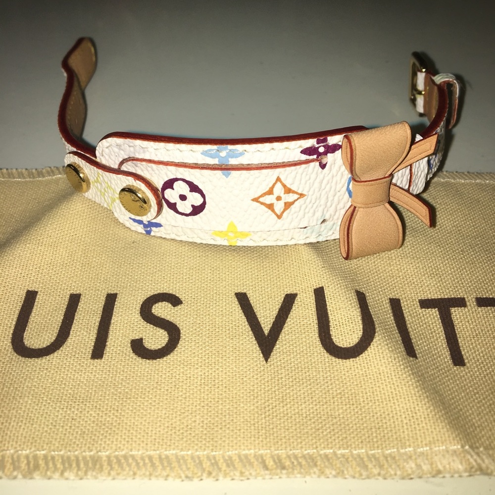 louis vuitton x takashi murakami ID bracelet