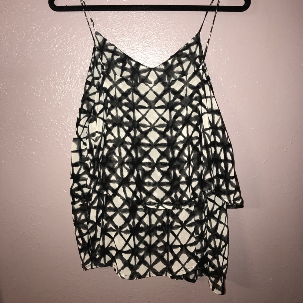 B&W Flowy Casual Blouse! Target Mossimo, L💕