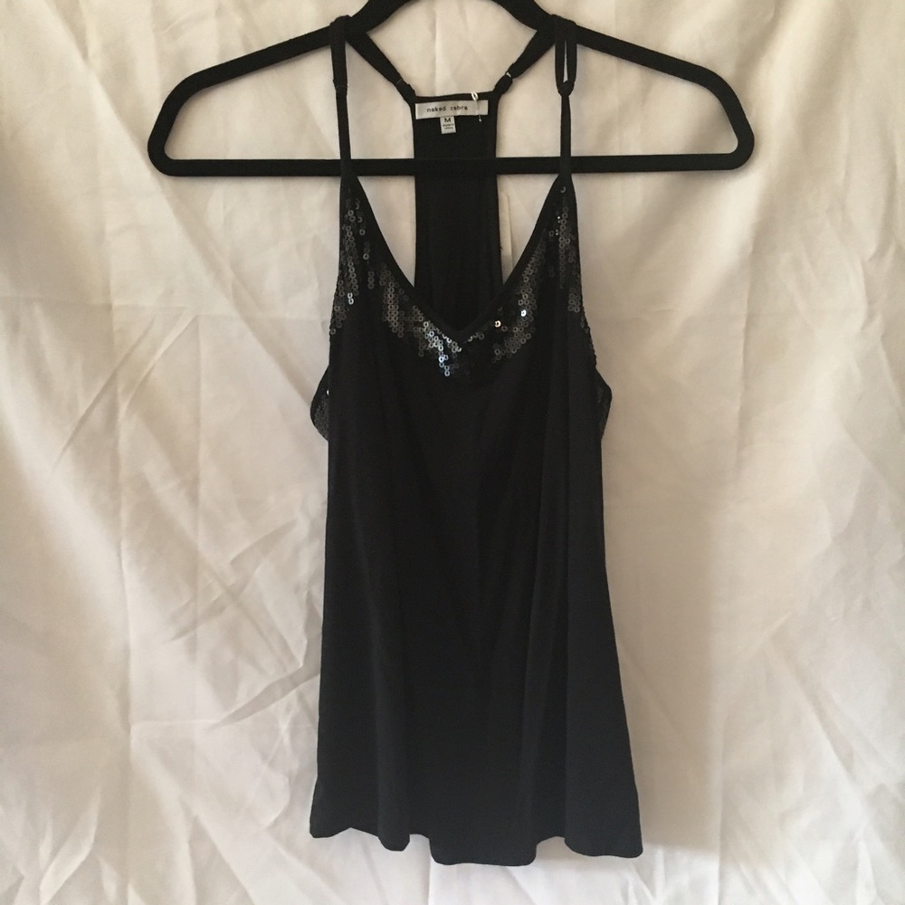 Naked Zebra tank top