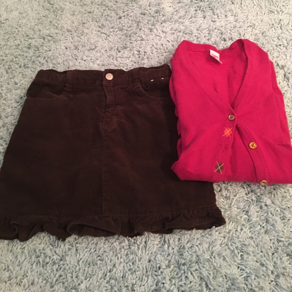Skirt and Sweater
