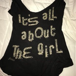 Guess black top
