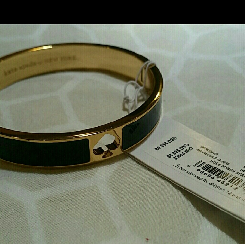 Kate spade "hole punch" bangle