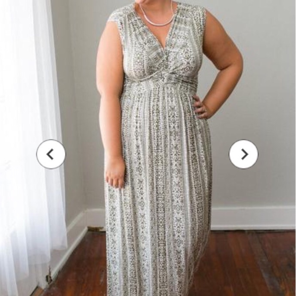 Kaya Lee Knotted Maxi Dress
