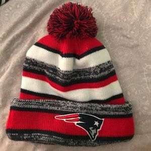 NE Patriots knit hat