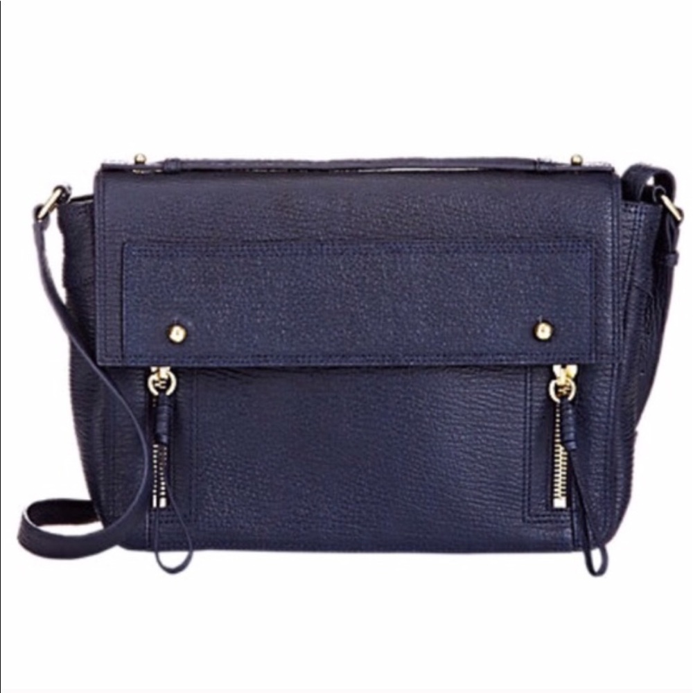 3.1 Phillip Lim Pashil Messenger Bag Navy