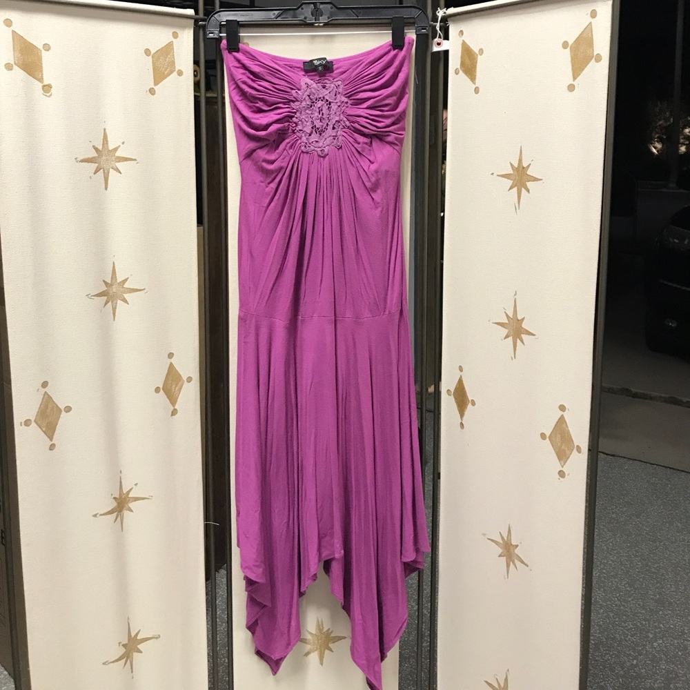 O SKY Fuchsia Dress