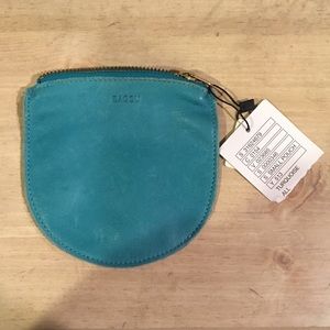 Turquoise BAGGU pouch NWT