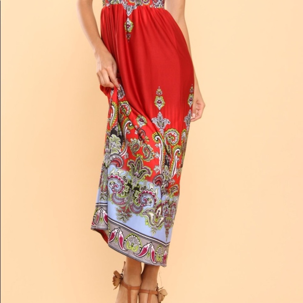 Red Maxi Dress