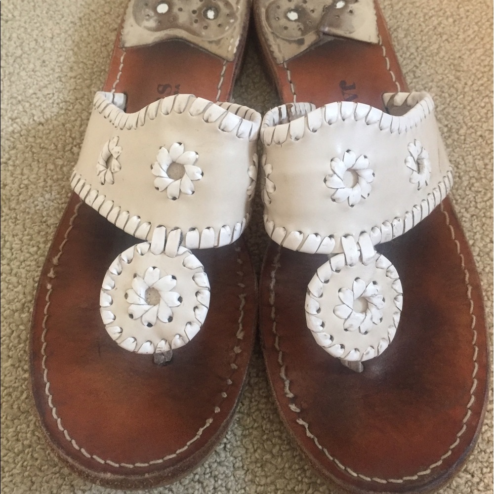 Jack Rogers Bone/White Capri Sandals