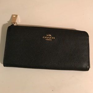 Black coach wallet