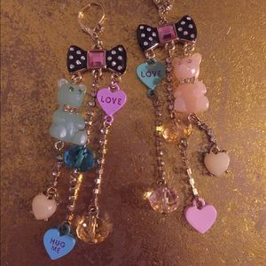 Betsy Johnson Gummy Bear Earrings