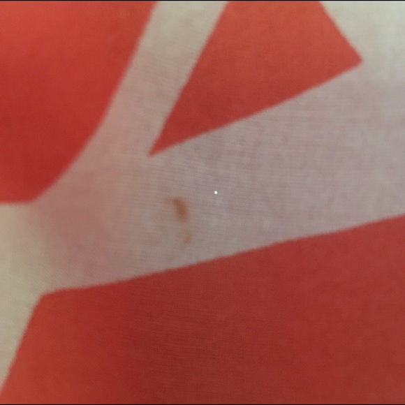 MILLY Silk Coral Tropical Off Shoulder Top - Picture 7 of 8