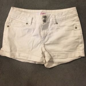 Cute White Jean Shorts