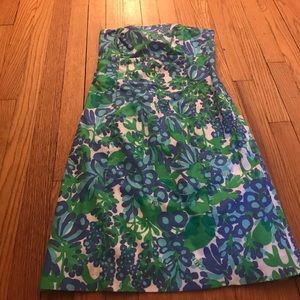 Blue and Green Lilly Pulitzer Franco Dress