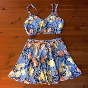 Floral Two-piece Set