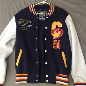Criminal Damage Varsity Jacket