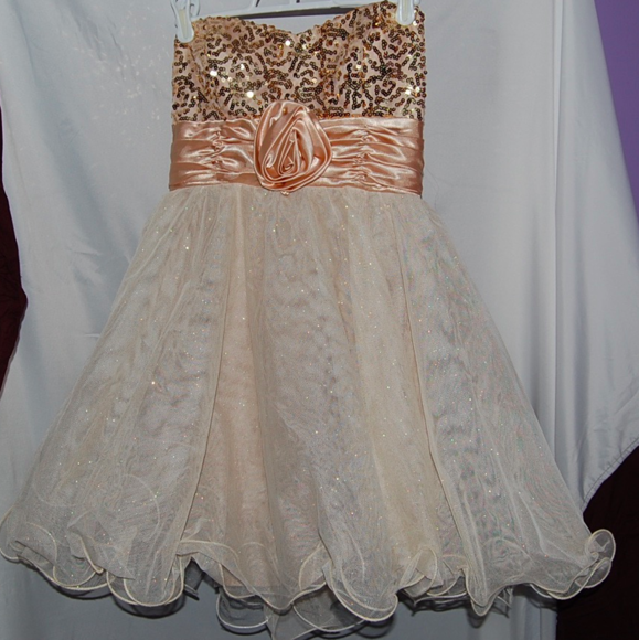 Speechless strapless sequin homecoming/ prom dress - Picture 1 of 4