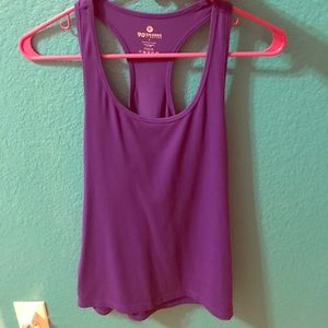 Dark purple workout top