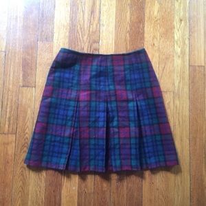 vintage 90s plaid skirt