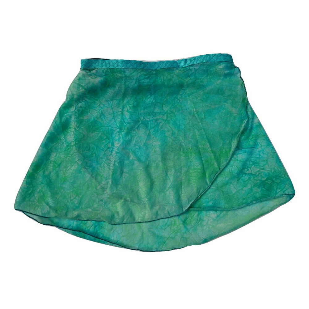 Blue/green Ballet Wrap Skirt