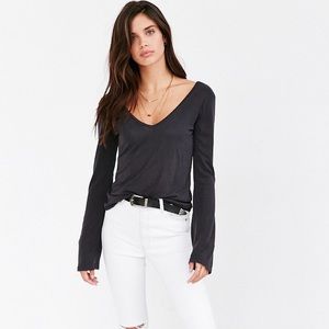 Urban Outfitters Flare Out Long Sleeve Top