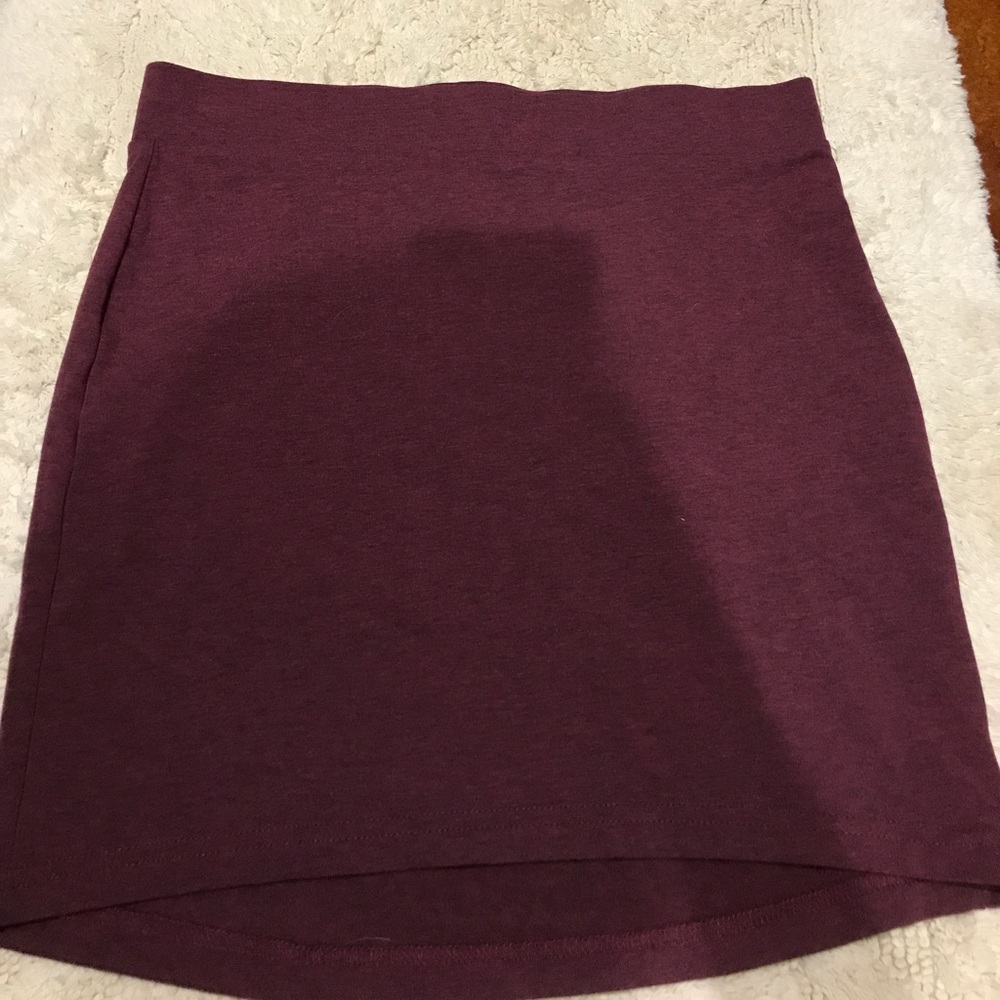 Body con maroon skirt!