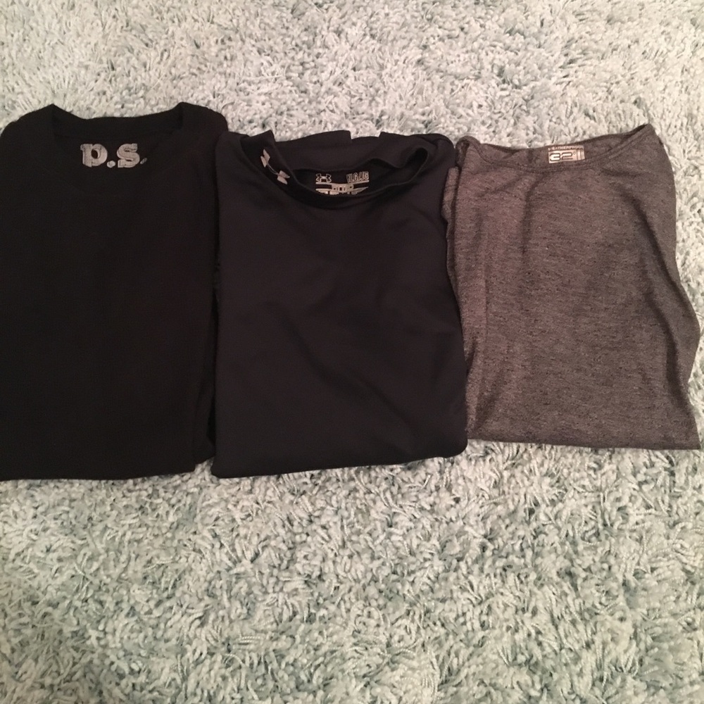 3 boys thermal under shirts