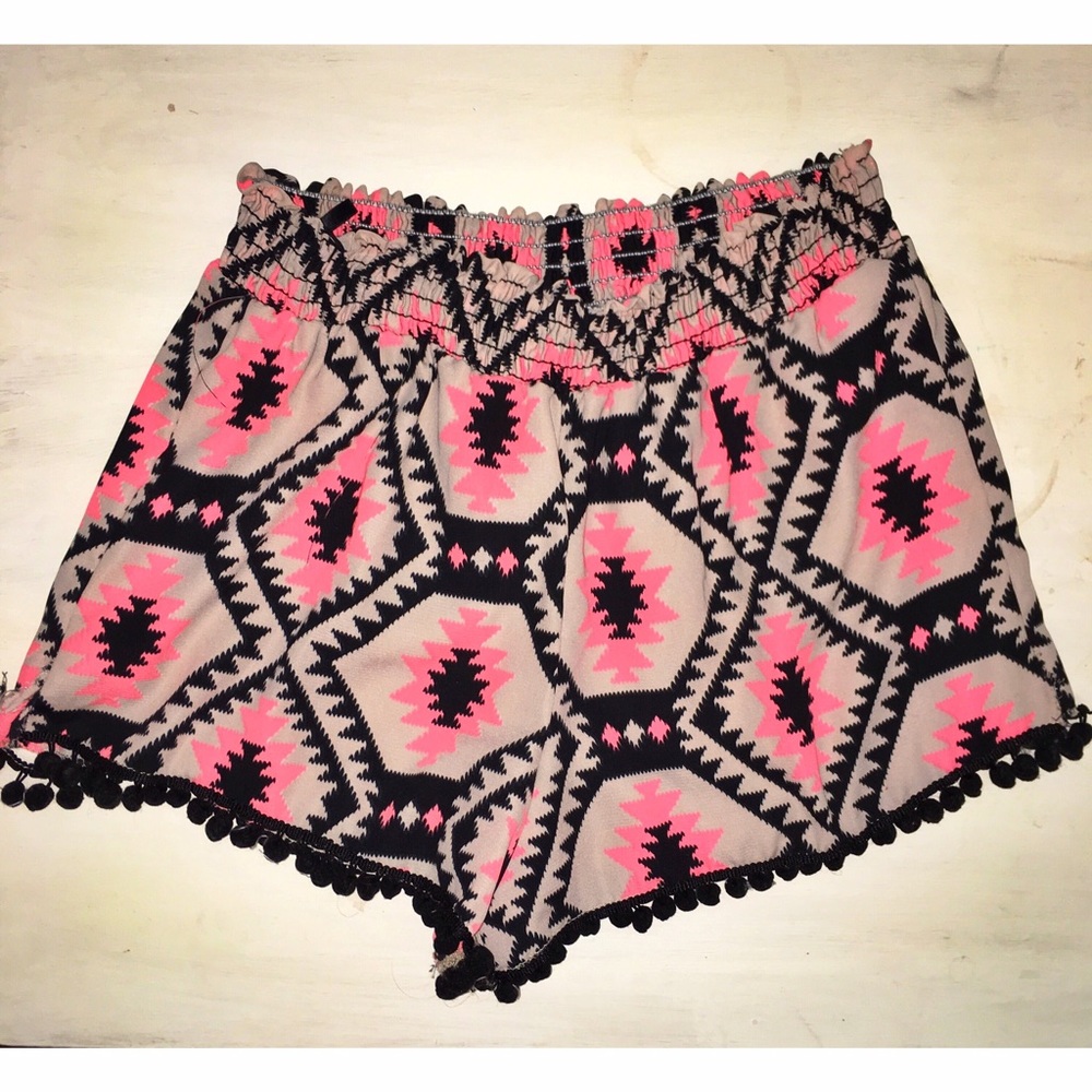 Tribal print shorts