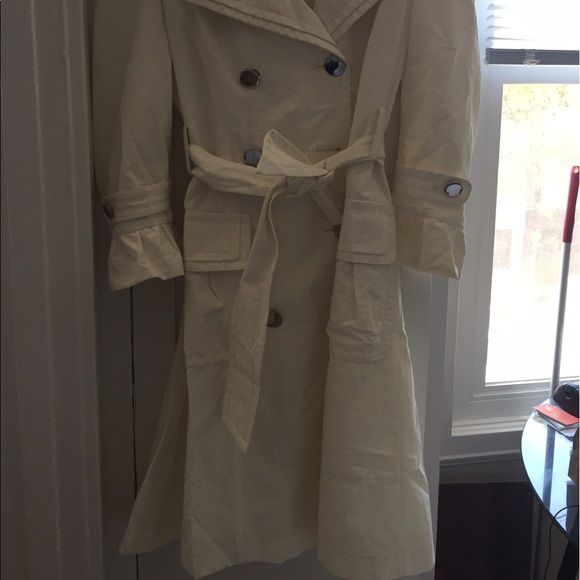 Laundry by Design white trench coat - small - Picture 2 of 8
