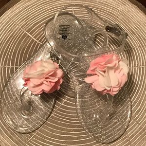 Stepping Stones Clear Glitter Jellies