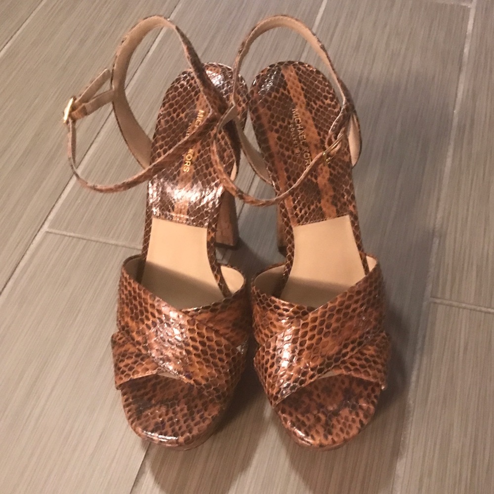 Michael Kors snake skin Heels