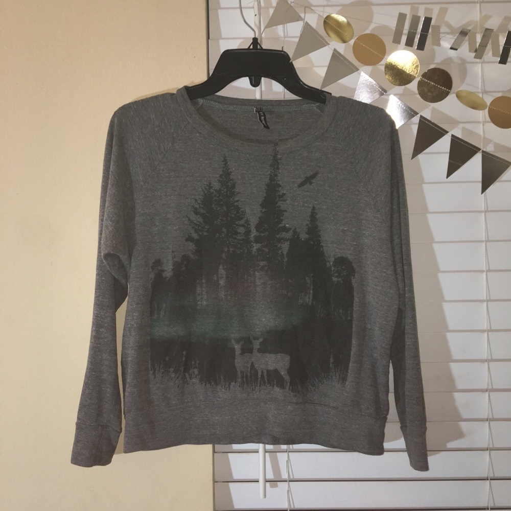 Heavy Rotation Grey Forest sweatshirt from UO