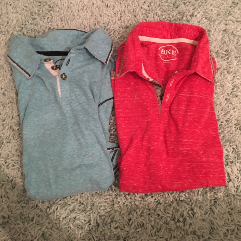 Two boys collard shirts