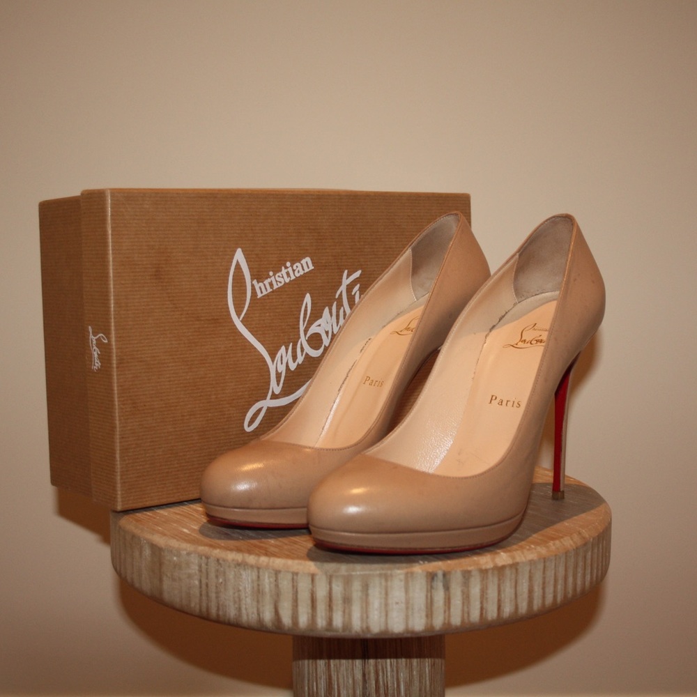 Christian Louboutin Leather Filo 120 Pumps