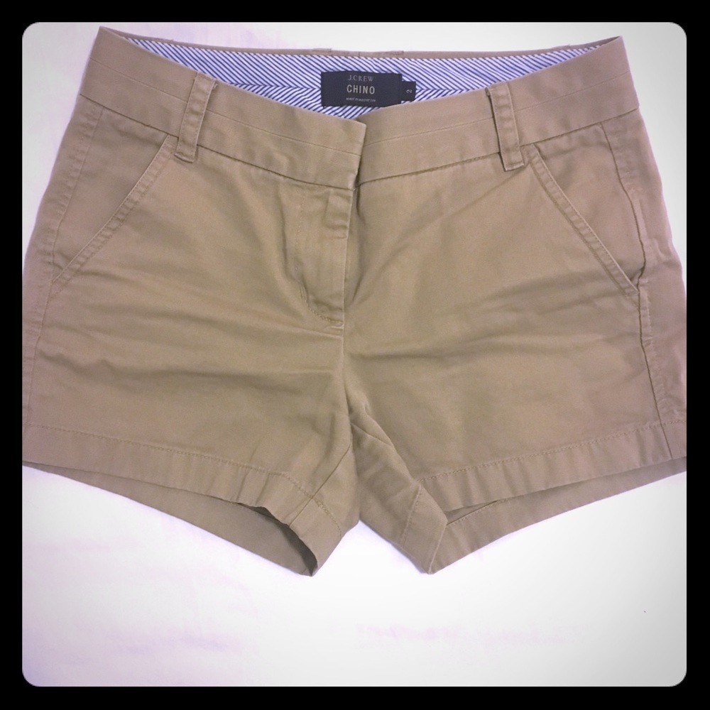 J. Crew Khaki Chino Shorts