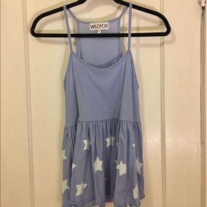 WILDFOX Seeing Stars Peplum Tank