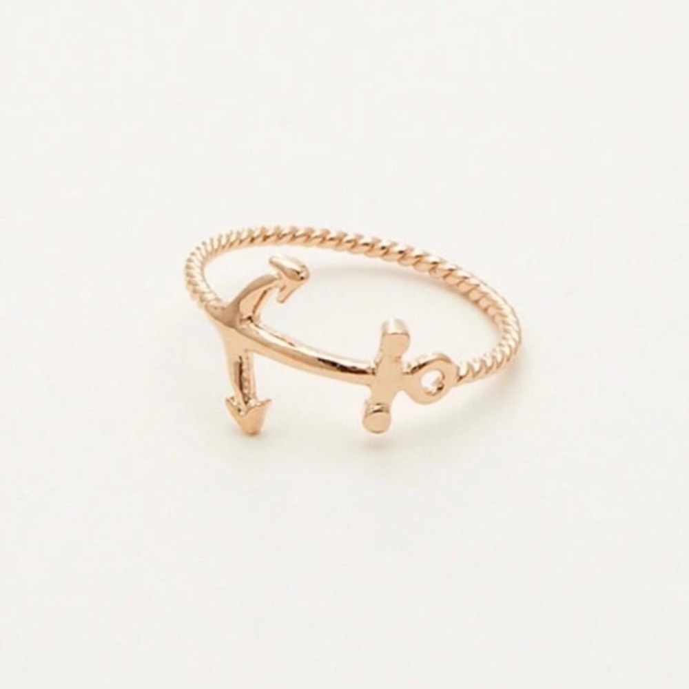 Rose Gold Anchor Ring ⚓️