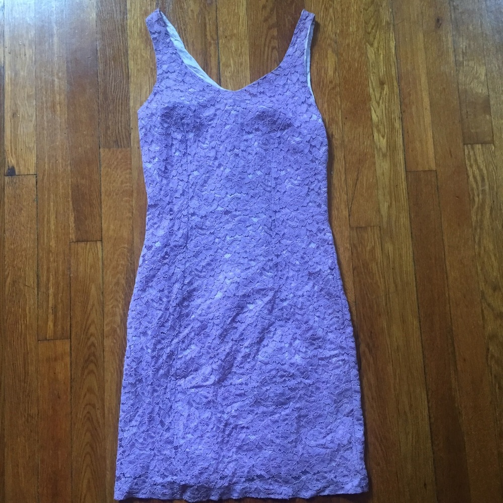 vintage 90s lavender dress