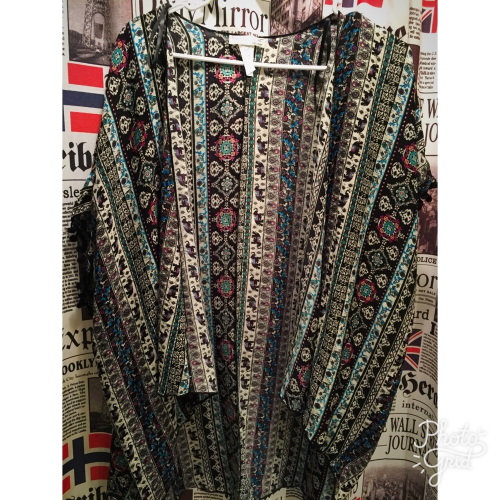 Bohemian Elephant Cardigan