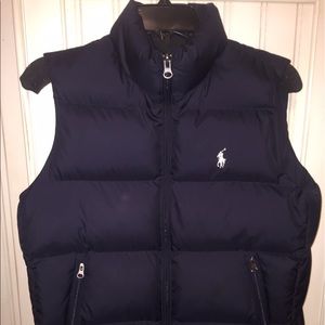 Polo Ralph Lauren navy winter vest