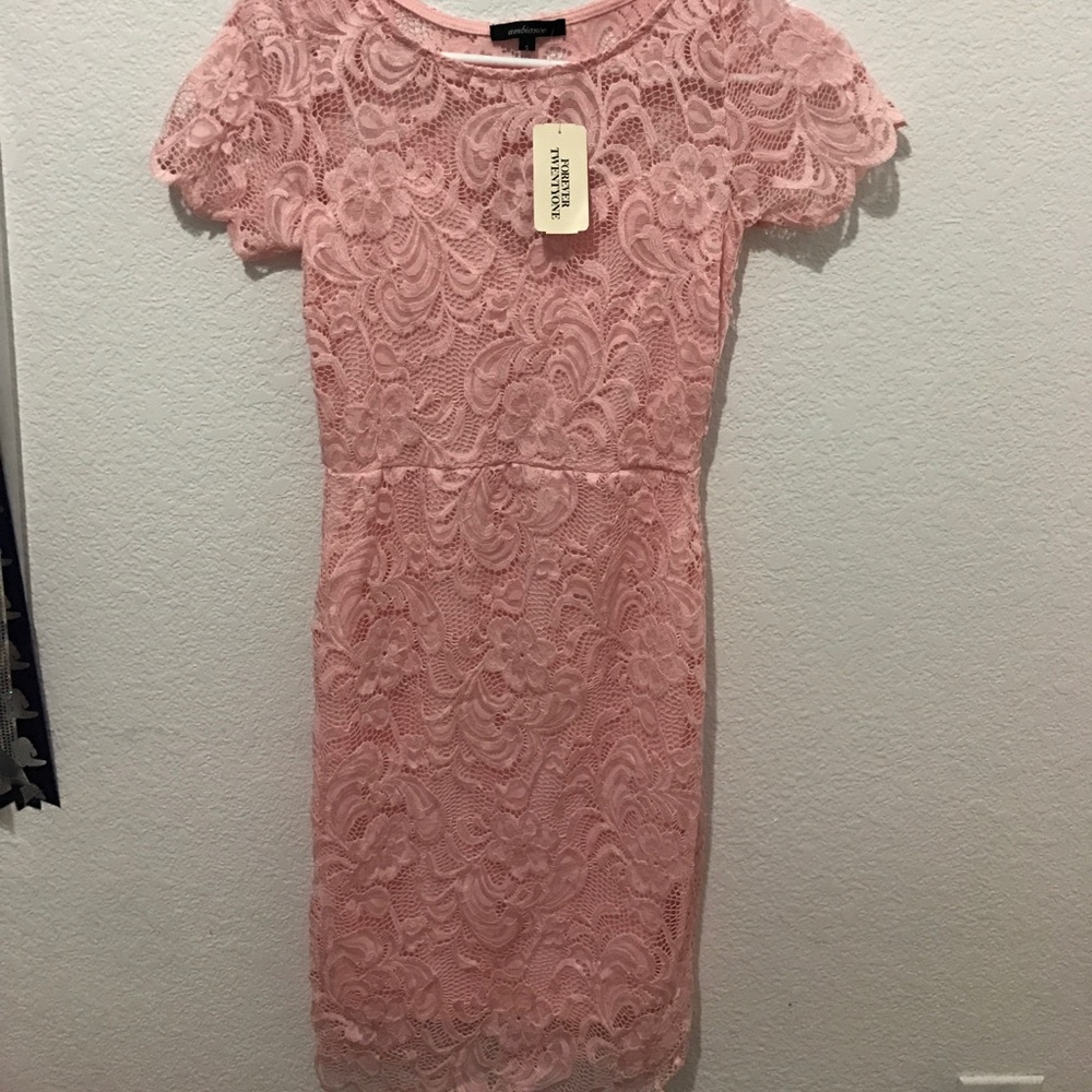 Pink Lace Dress