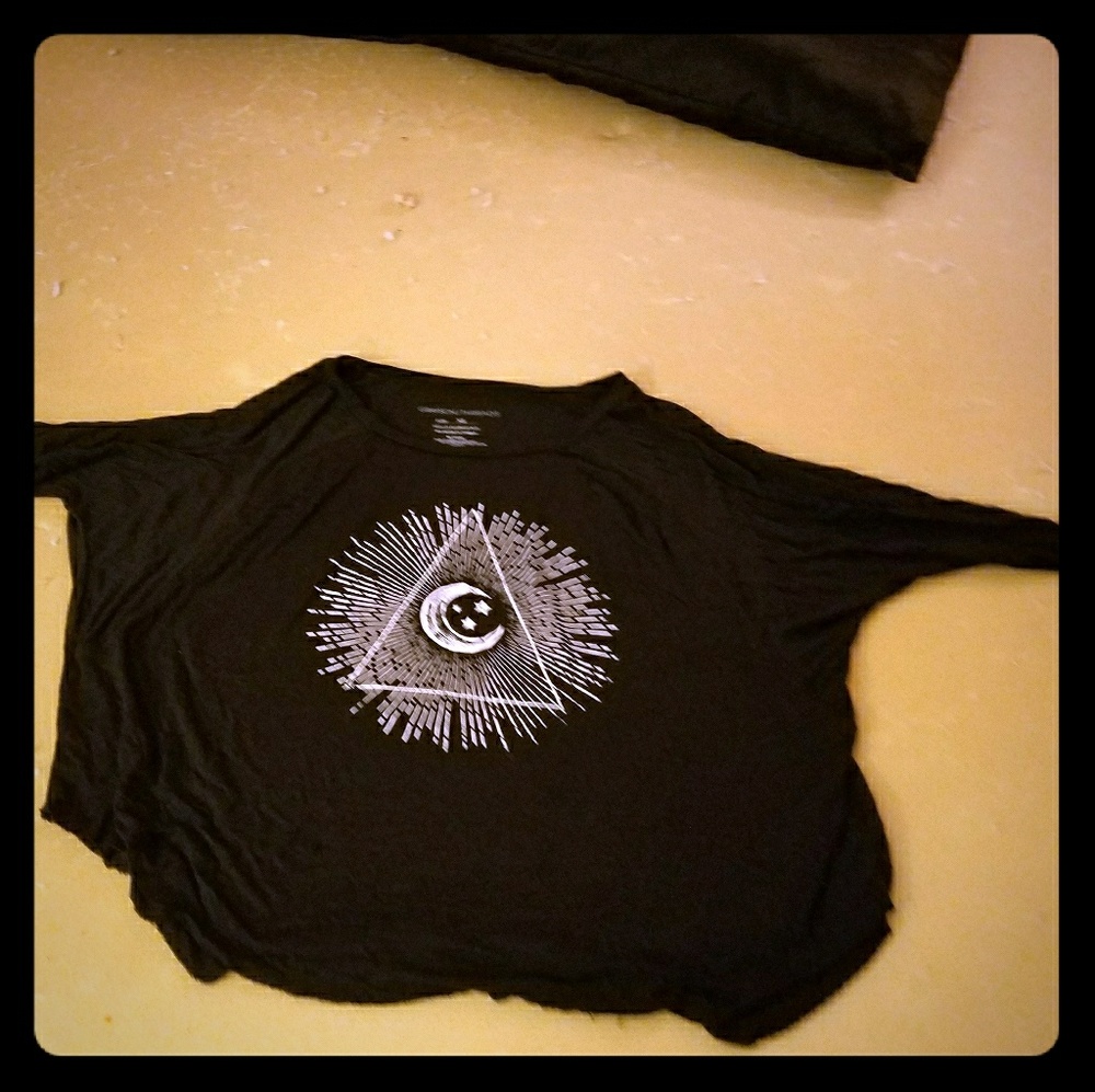 Black long sleeve moon