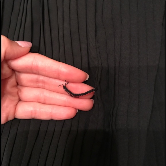 NWT COLDWATER CREEK red/black Crystal Pleats Dress - Picture 8 of 8