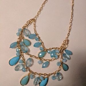Charming Charlie Turquoise Necklace & Earring Set