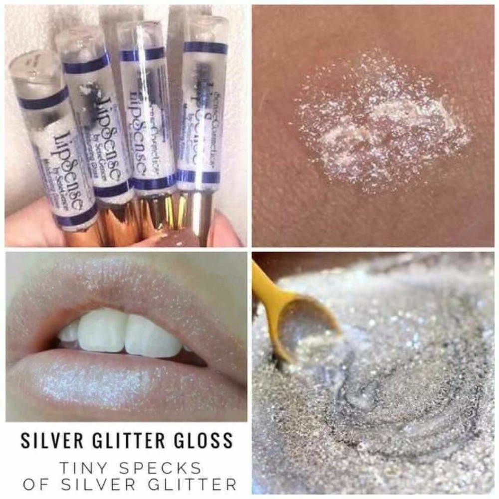 Silver Glitter Gloss LipSense