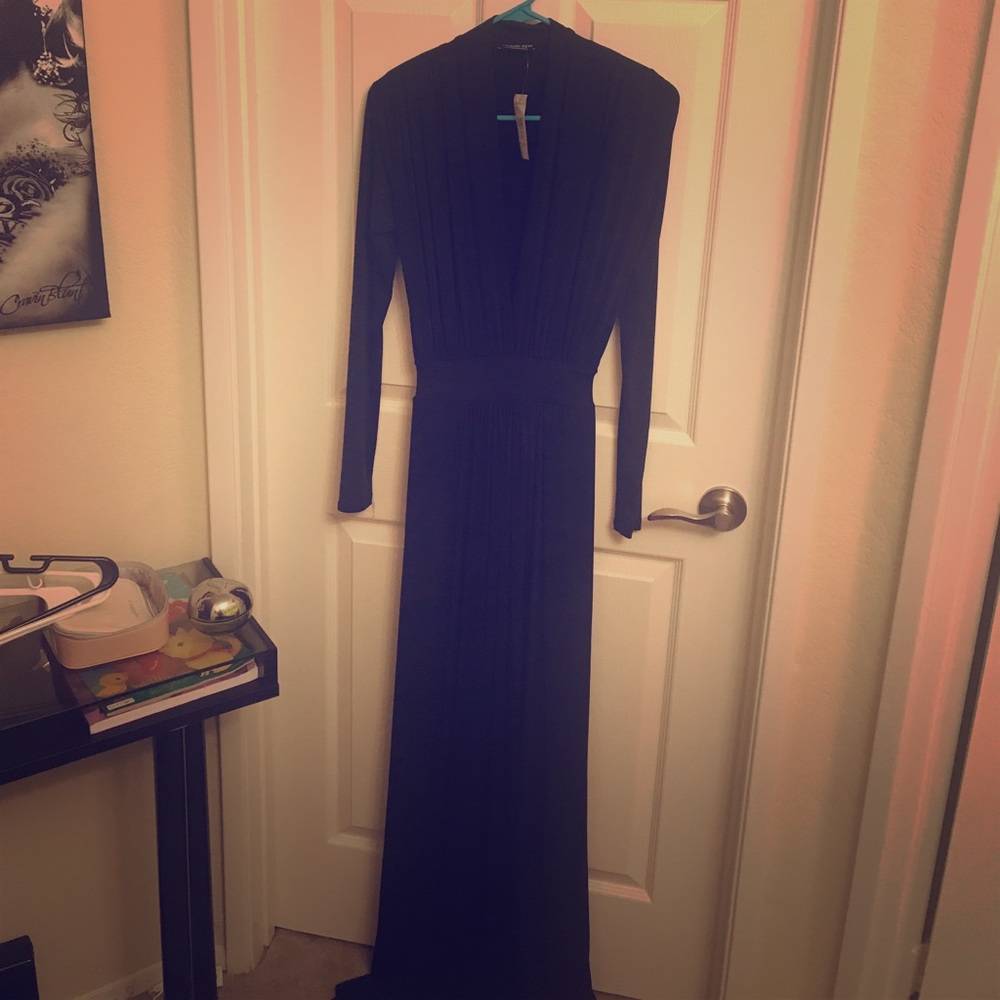 Black long dress