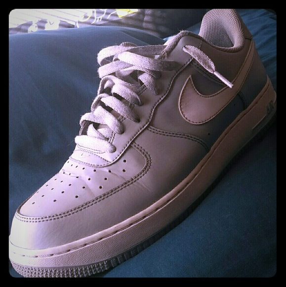 Nike Shoes Afs Grey And White Used 4x Poshmark