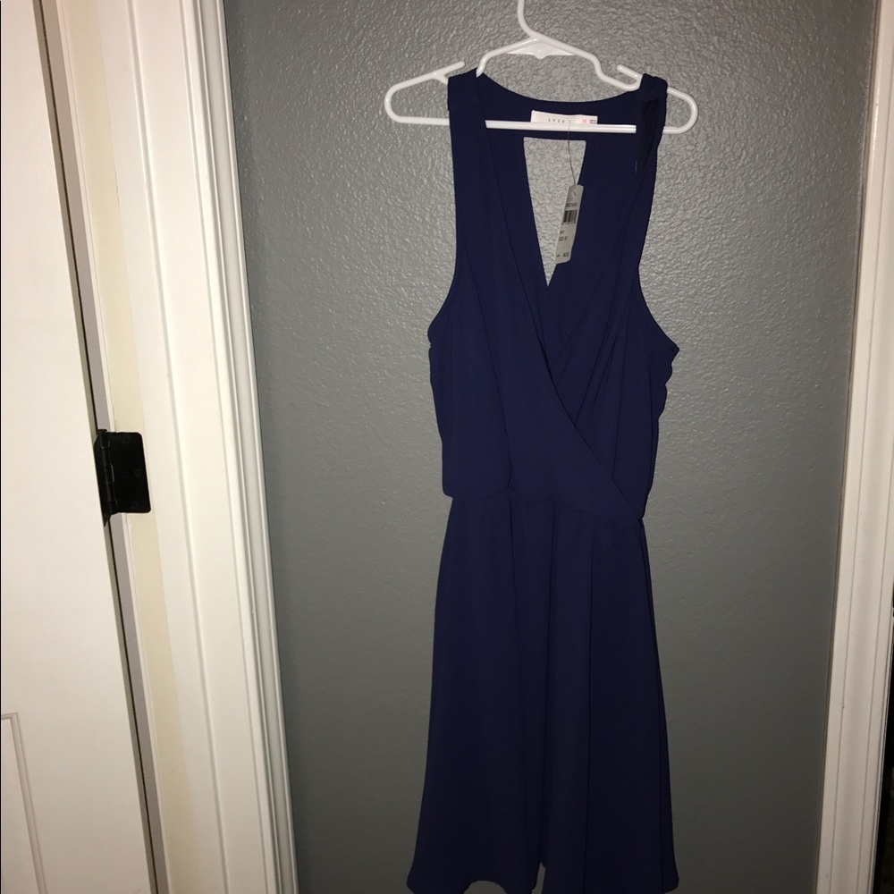 navy blue dress