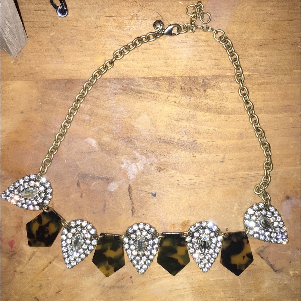 J. Crew tortoise shell necklace