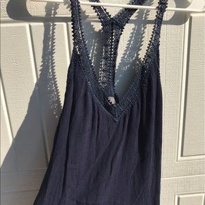 Navy racerback Nordstrom dress